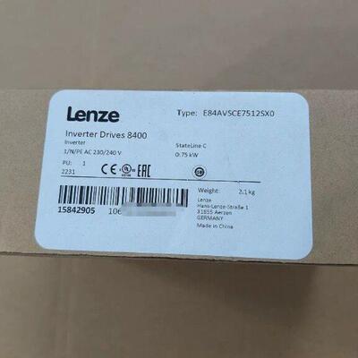 E84AVSCE7512SX0 Lenze变频器 0.75KW 8400系列工控驱动议价维修