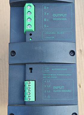 85099 MURR穆尔工业开关电源 DC24V40A 三相输入工控电源议价维修