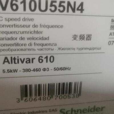 ATV610U55N4 变频器 5.5kW三相380-460V 交流调速驱动议价维修