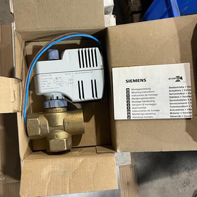 MXI421.25 VXI46.25 电动复位三通二通阀 铜制阀门议价维修