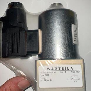 114.115.00 电磁阀 Wartsila瓦锡兰 船舶工控配件议价维修