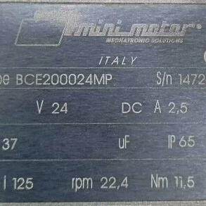 BCE200024MP 减速电机马达 24V直流工控配件议价维修