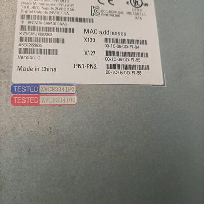 6FC5370-3AM20-0AA0 PPU241.2 SINUMERIK 828D数控系统议价维修