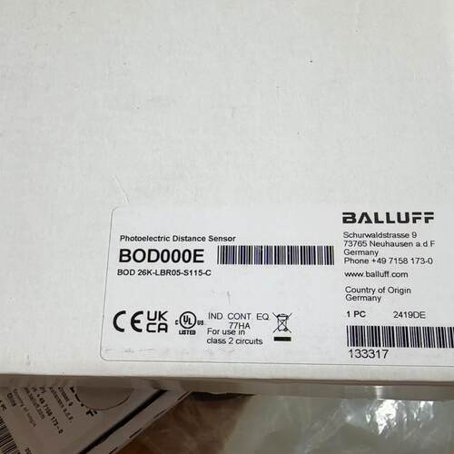 BOD000E BOD 26K-LBR05-S115-C 光电传感器巴鲁夫议价维修