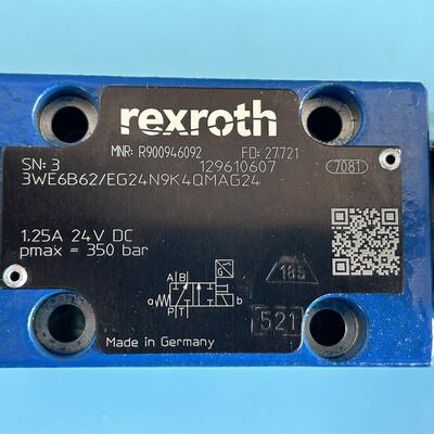 R900946092 3WE6B62/EG24N9K4QMAG24 力士乐方向控制阀议价维修