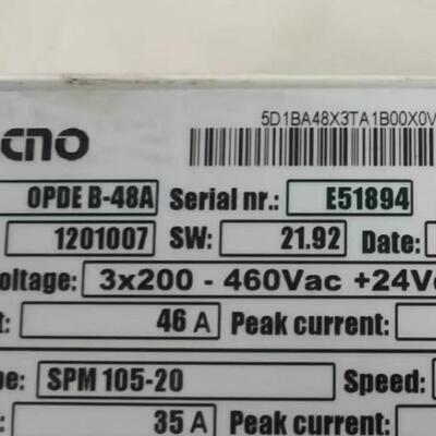OPDE B-48A TDE MACNO驱动器 工控自动化配件 议价议价维修