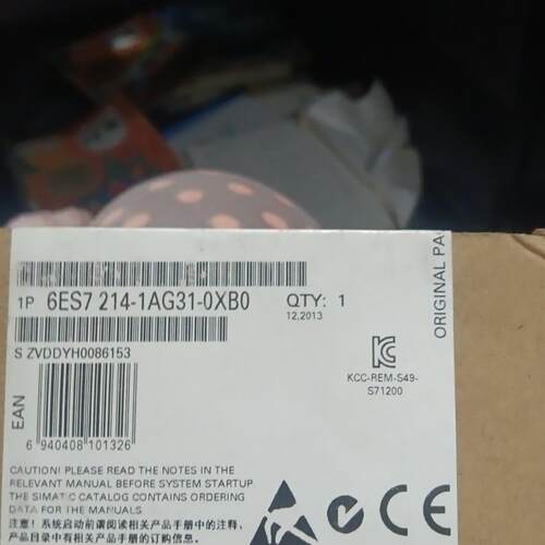6ES7214-1AG31-0XB0 PLC模块 S71200 仅拆封可编程控制器议价维修