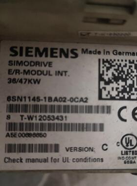 6SN1145-1BA02-0CA2 驱动模块 36/47KW 工控自动化配件议价维修