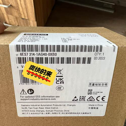 6ES7 214-1AG40-0XB0 CPU模块 工业自动化控制配件议价维修