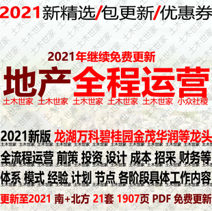 2021房地产全流程大运营手册成本考核计划节点复盘后评估管理制度