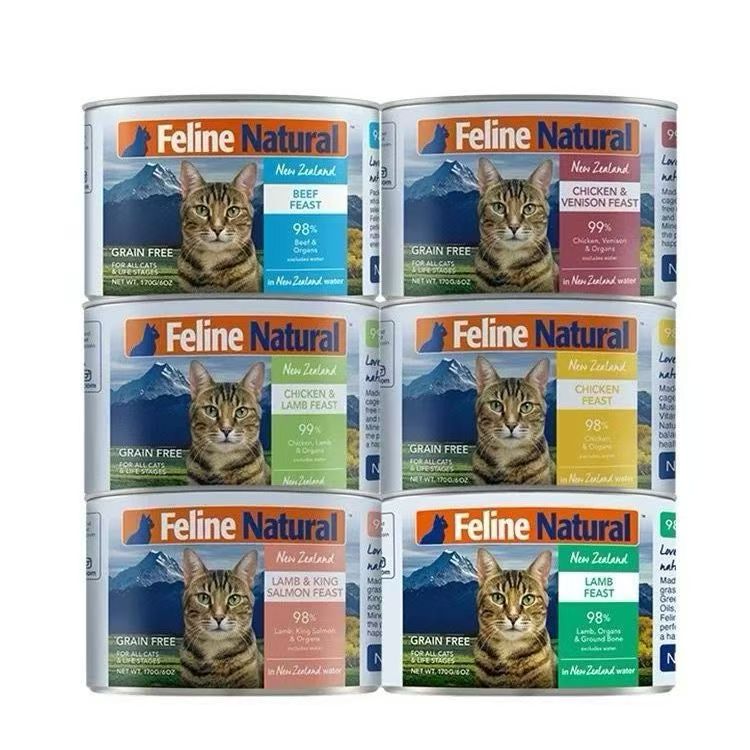 新西兰k9natural猫罐头进口猫罐头成幼猫主食罐猫粮猫咪零食170g