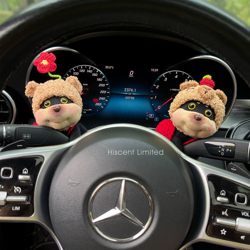 2025新款蜜蜂小狗汽车怀挡装饰