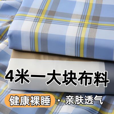 清仓4米大布料宽幅2.3米隔断工地宿舍防尘布/DIY小布料0.45米*3米