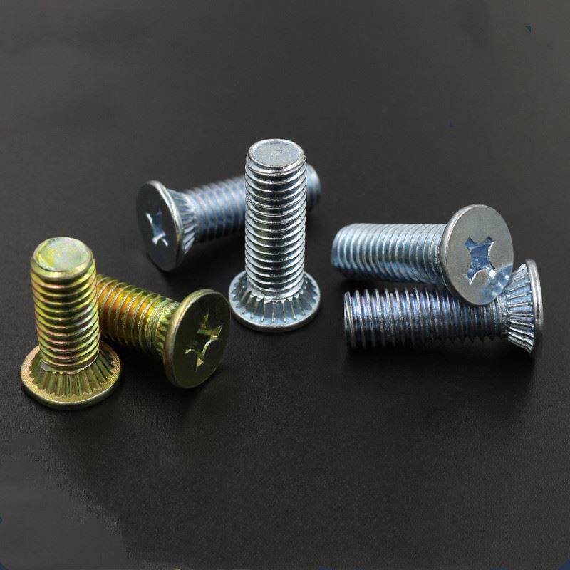 柜专用滚花螺丝柜体平头沉头十字螺钉ggd配件机螺栓m5m8*16x20x