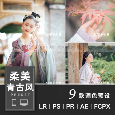 LR预设PS调色仙气古风汉服古装