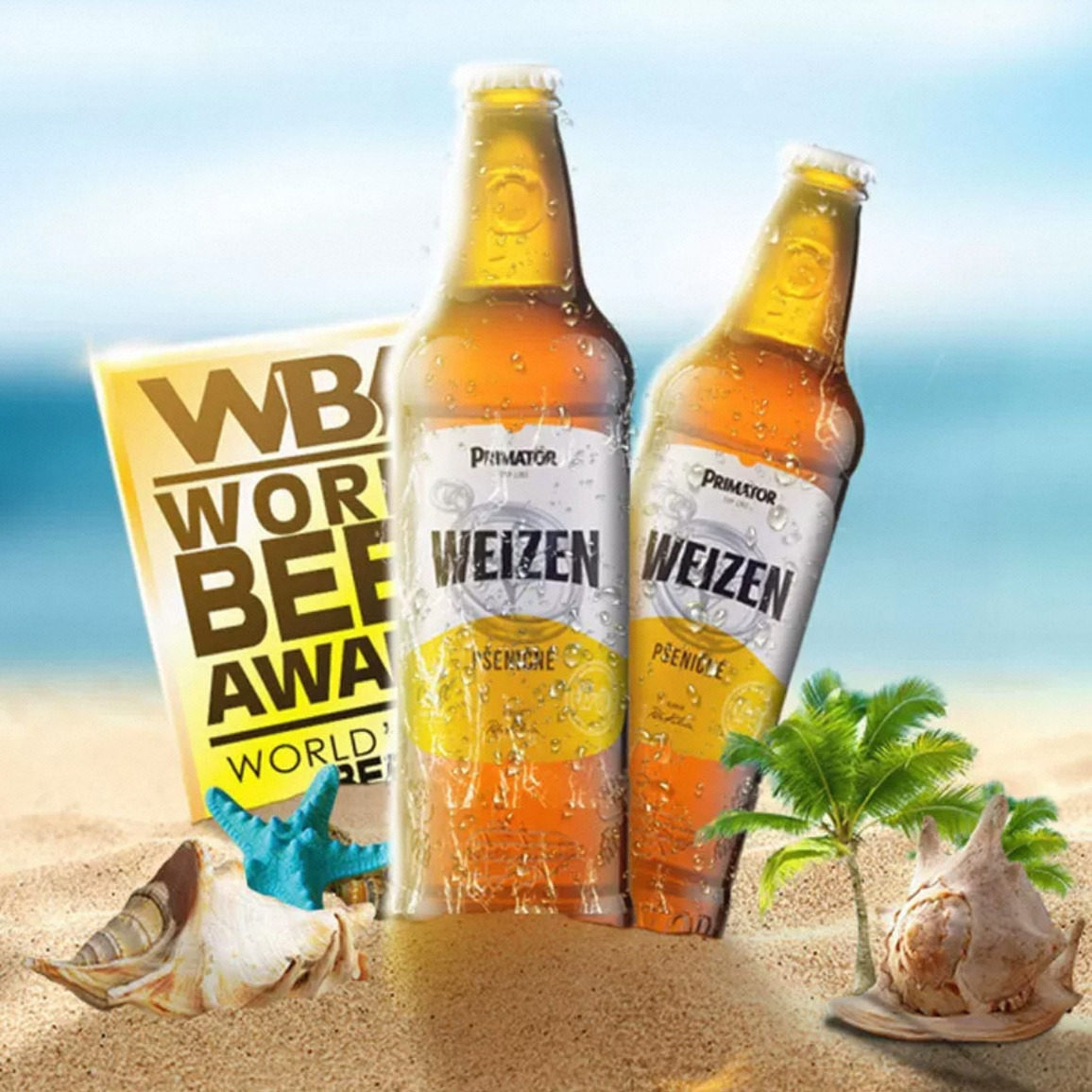 捷克进口捷皇Primator精酿小麦啤酒微醺拉格聚会玻璃瓶装500ml