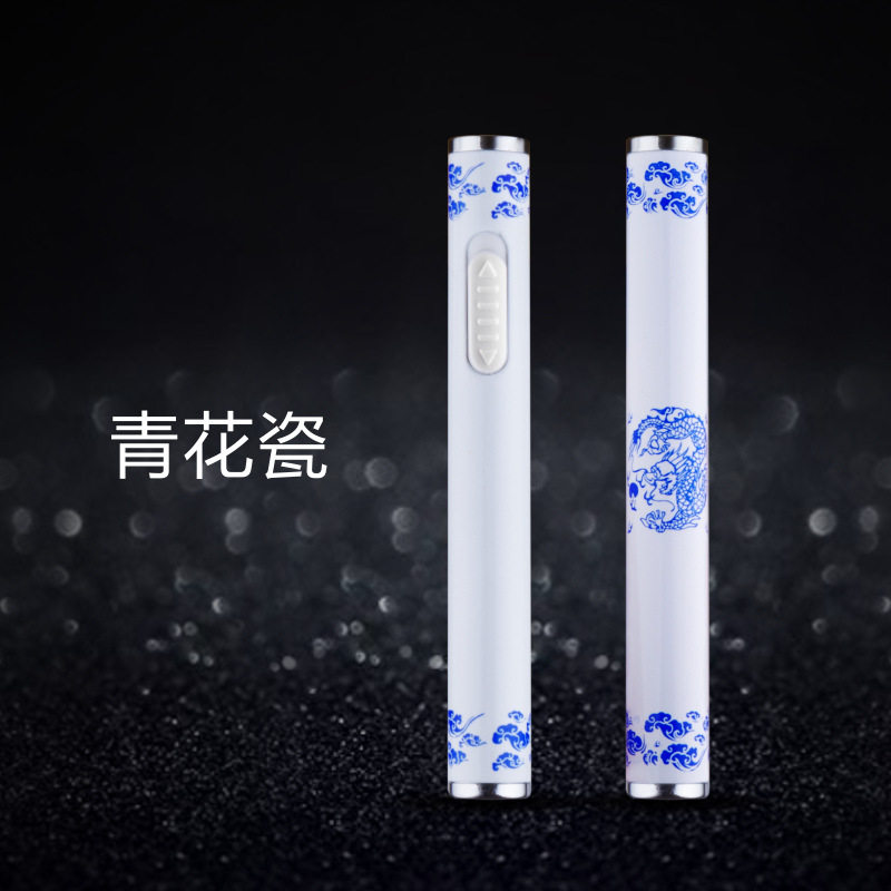 jj820便携式充电打火机 时尚长条创意个性点烟器商务礼品