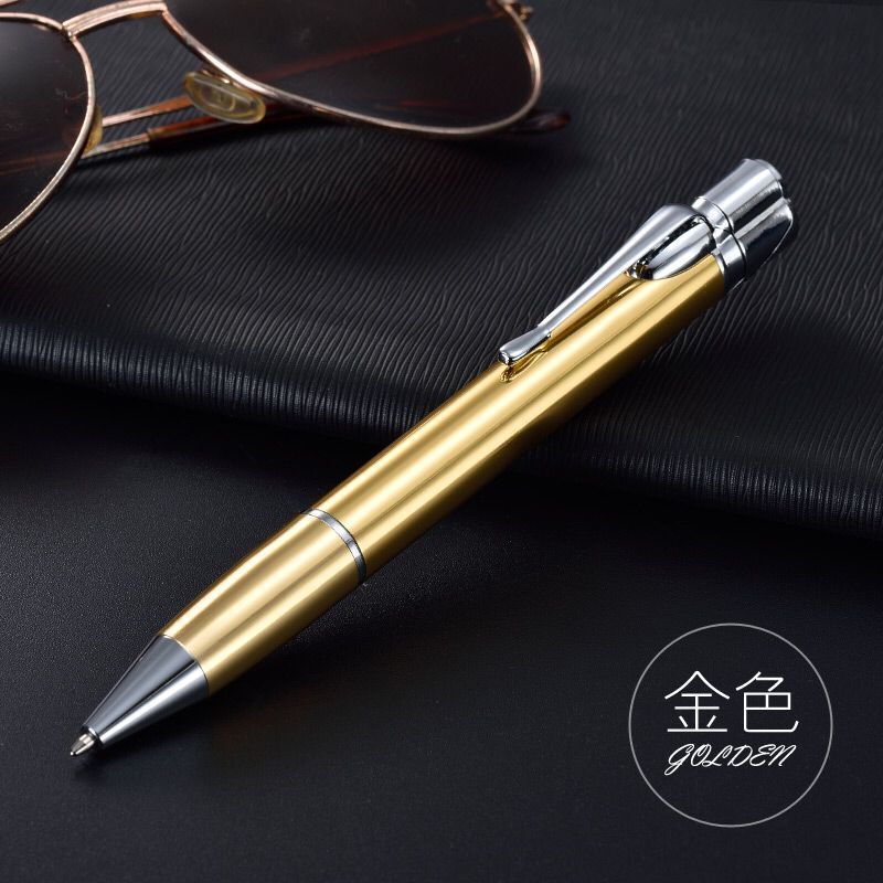 001笔打火机 圆珠笔头创意金属防风打火机精工送礼图片
