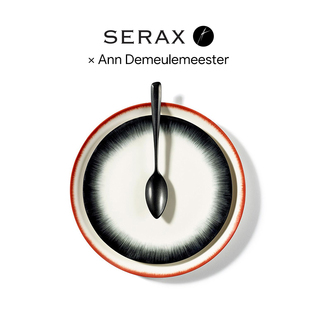 比利时Serax Ann Demeulemeester西餐盘平盘陶瓷餐具高级暗黑风