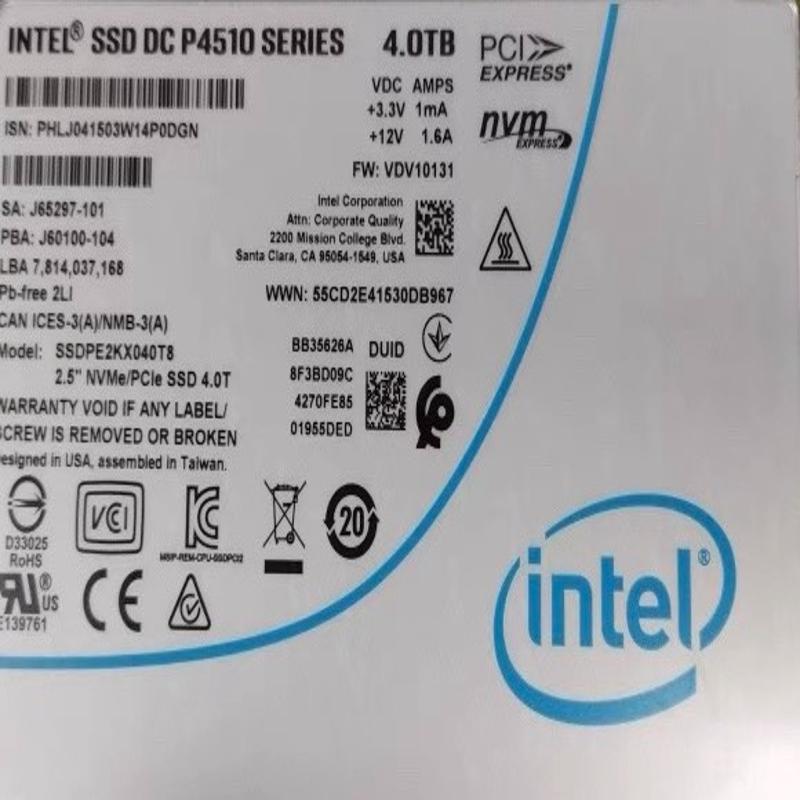 议价INTEL P4510 SSDPE2KX040T8 4.