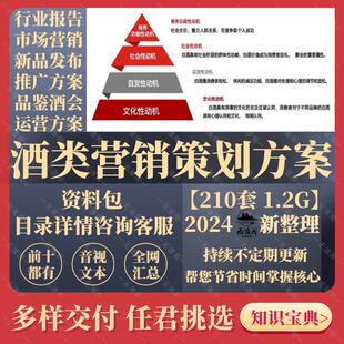 酒类品牌整合营销策划方案公关活动传播例白酒品鉴发布会