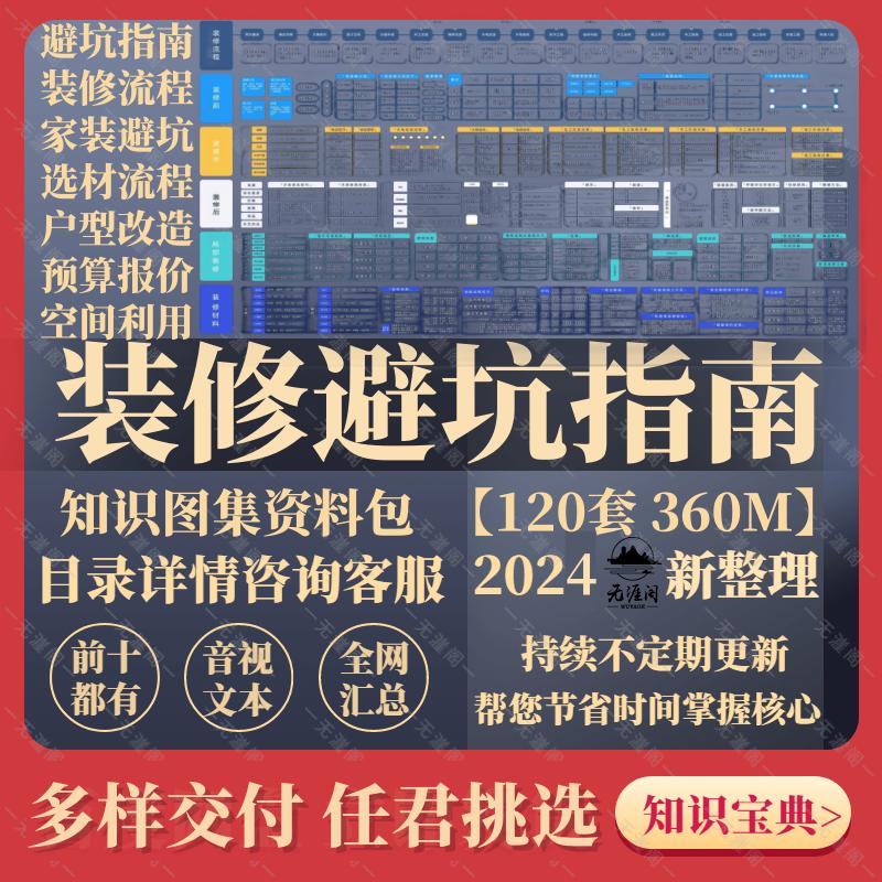 装修知识图集避坑攻略指南资料