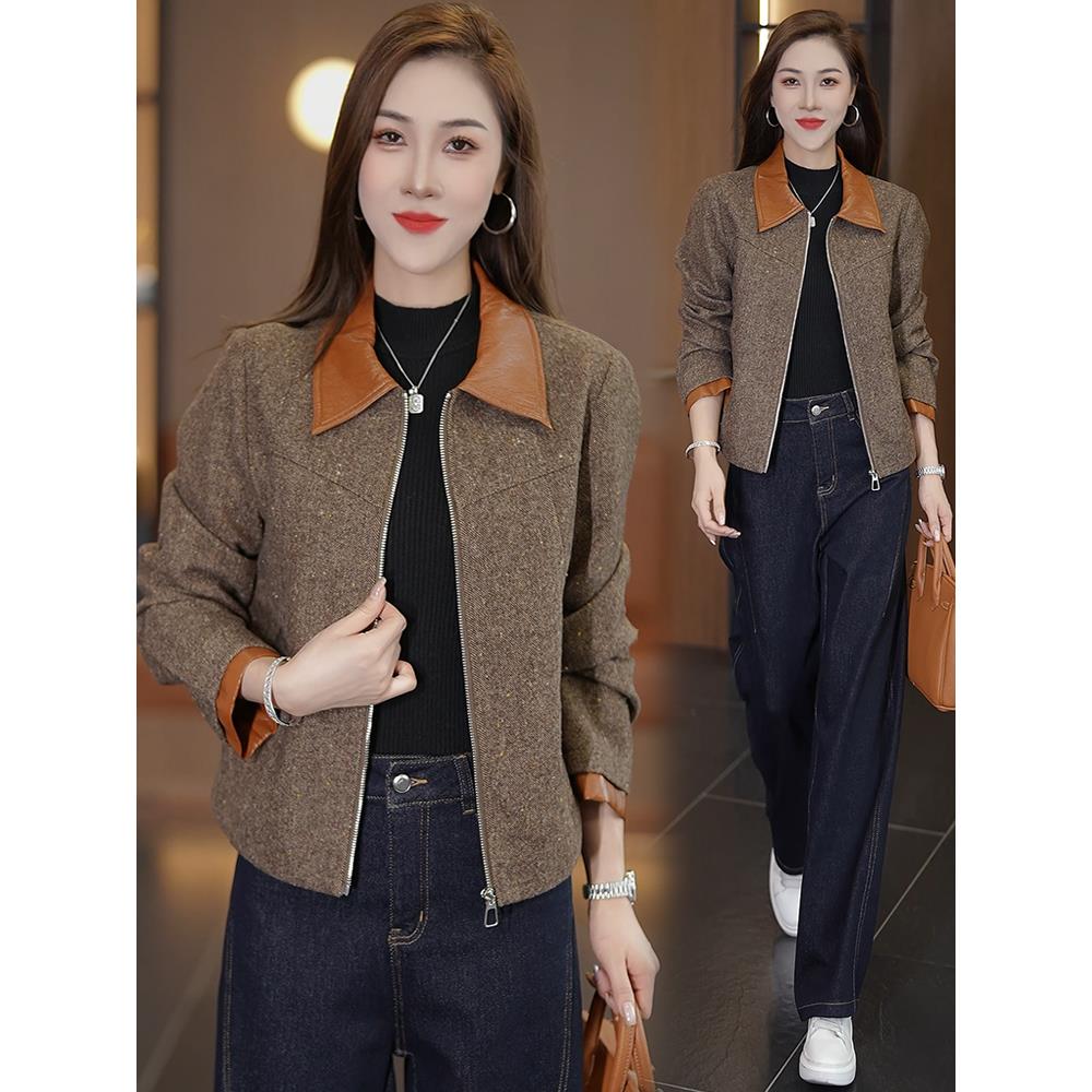 MONLOUVE早秋时尚休闲外套2025秋季新款今年流行爆款韩版百搭宽松