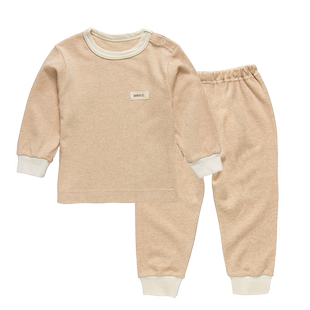 宝宝纯棉秋衣裤套装0-3岁 棉毛衣裤婴儿衣服秋冬季打底长袖家居服