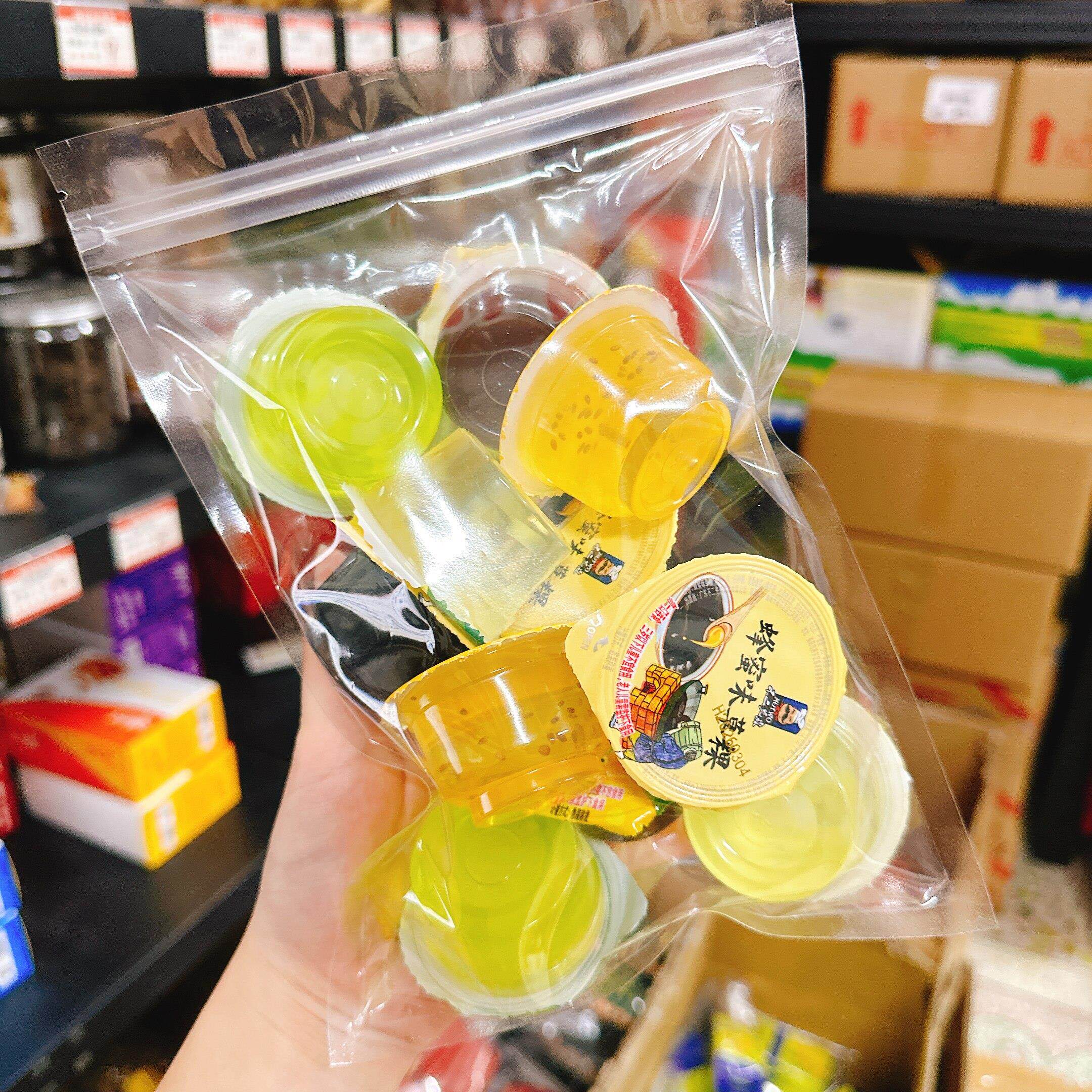 -不二先森混合果冻潮汕特产蜂蜜味草粿即食解馋夏天休闲食品小零