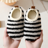 宝宝地板鞋 防滑隔凉软底儿童秋冬室内地板袜加厚底成人早教袜套女