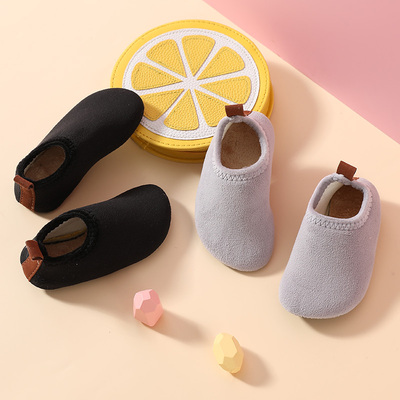 地板鞋女士居家室内加厚底袜子鞋