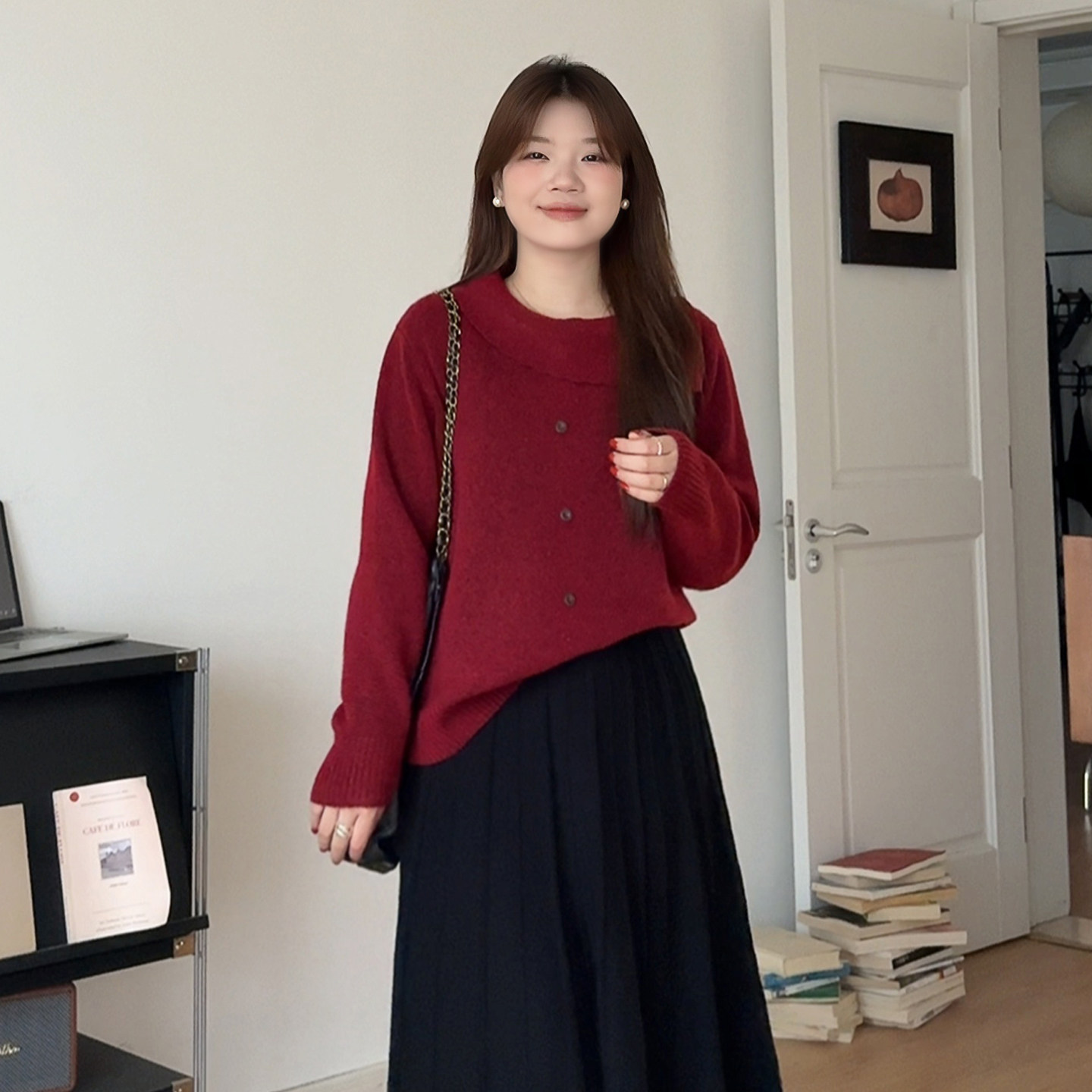 微胖的喵喵大码女胖mm冬季圣诞穿搭毛衣宽松显瘦内搭针织上衣2199,女装/女士精品,大码内搭,淘宝优惠券,粉丝福利购,淘宝优惠卷