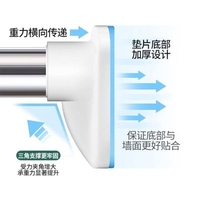 可收缩免打孔衣柜撑衣杆多功能门帘支架免衣服可调节挂衣橱简约秆
