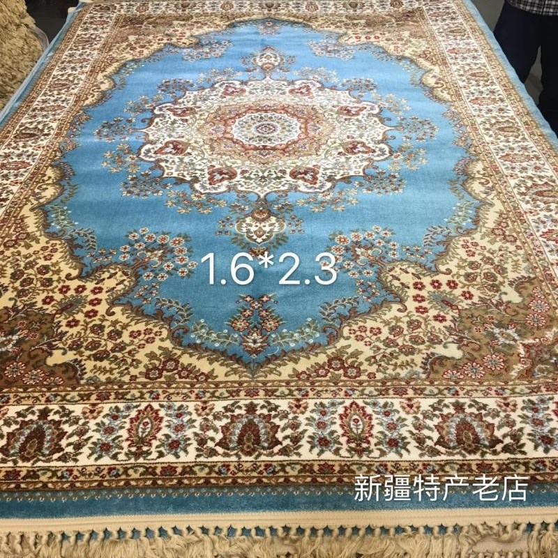 羊毯客厅轻奢客田地n毯新疆地毯丝毯和厅丝毯地毯地毛手工地毯卧