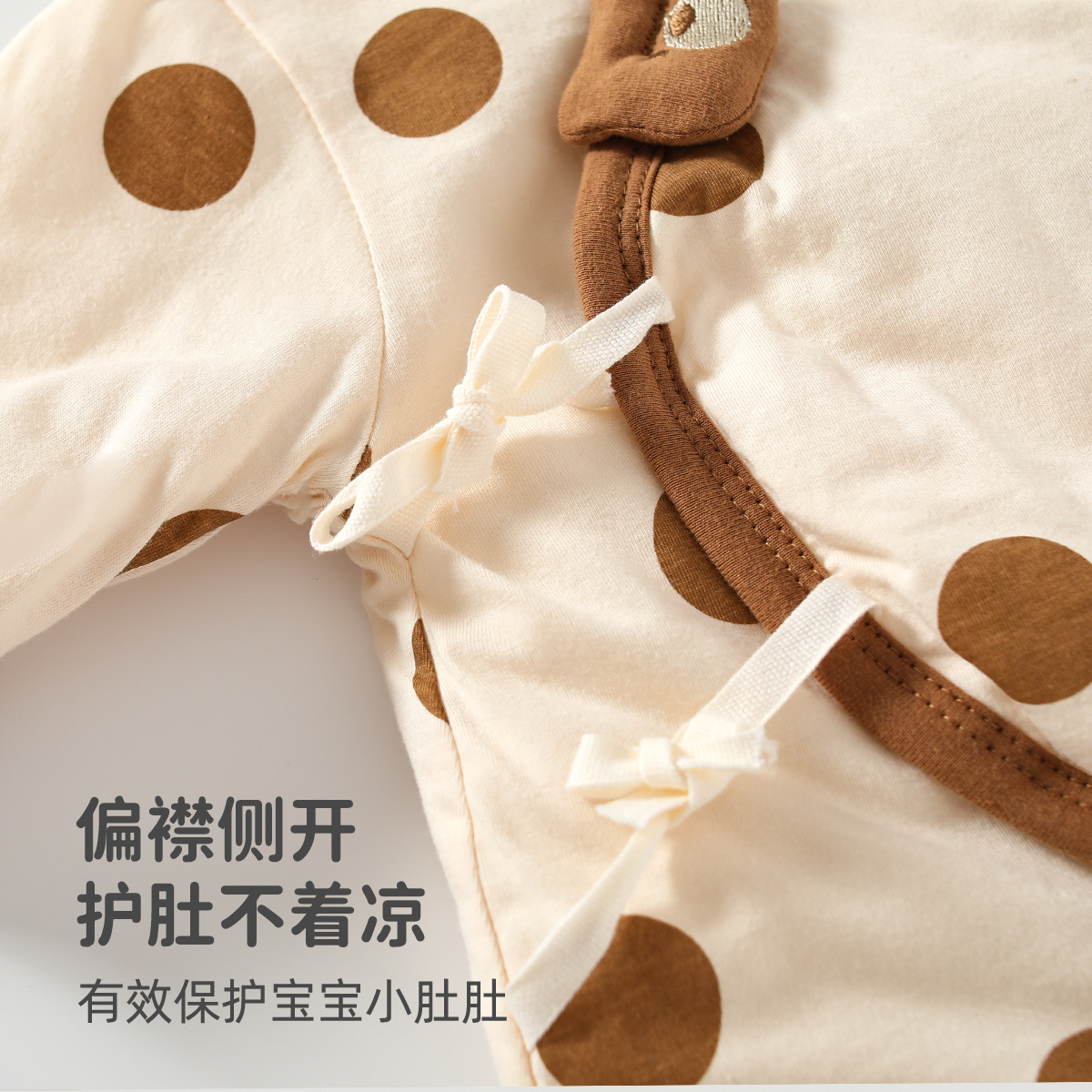 婴儿连体衣80g夹棉秋冬宝宝衣服保暖棉服新生儿爬爬服安阳婴童装