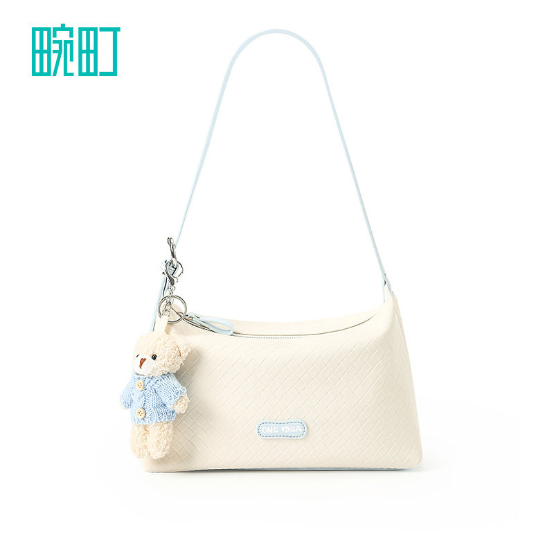 畹町编织压纹慵懒风腋下包女韩系简约通勤软皮hobo包包单肩斜挎包,箱包皮具/热销女包/男包,通用款女包,淘宝优惠券,粉丝福利购,淘宝优惠卷