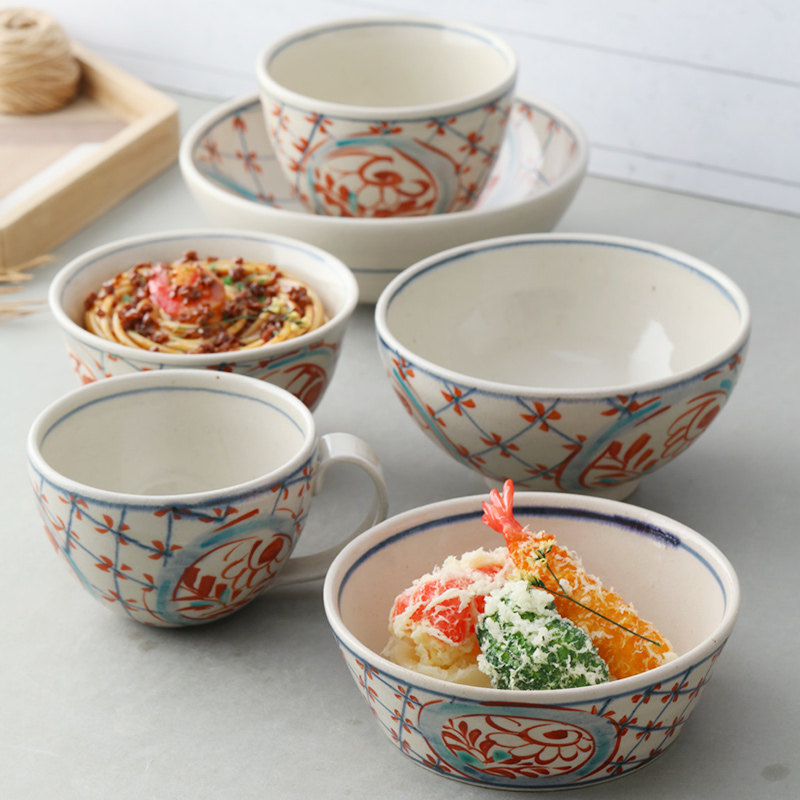 宗山窑日本进口陶瓷早餐杯平底钵高脚碗汤碗小井碗面井碗,餐饮具,马克杯,淘宝优惠券,粉丝福利购,淘宝优惠卷