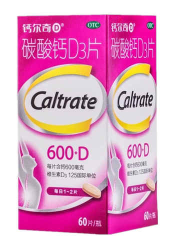 【钙尔奇D】碳酸钙D3片1.5g125IU*60片*1瓶/盒