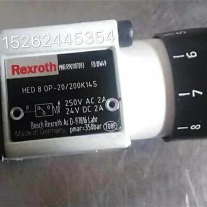 R901102722力士乐Rexroth压力继电器HED8OA-20/350K1X4AS苏州天凌