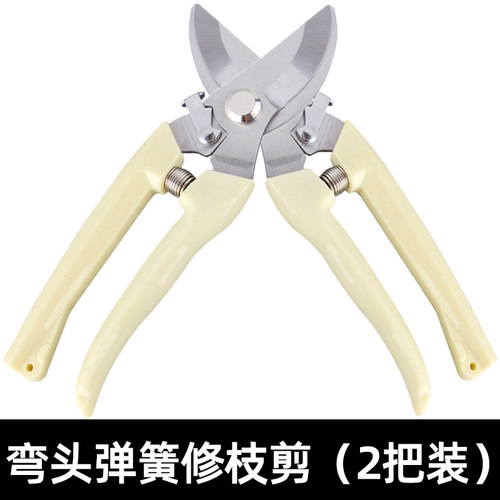 园艺剪刀不锈钢果树枝修枝剪园林果木嫁接修剪花枝园艺工具省力剪