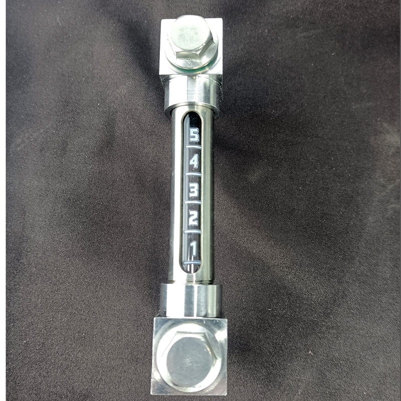 新款304不锈钢管状石英玻璃管液位计油标/活接接头/YWZ升级版管状