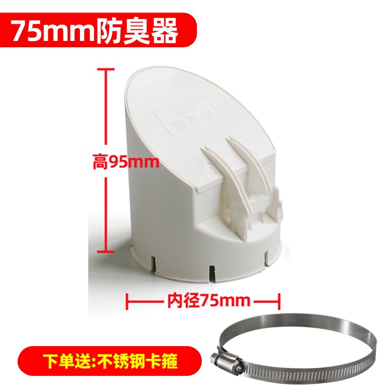 110管道止逆阀160PVC排水管下水道防反水75排污口50单向止回阀门