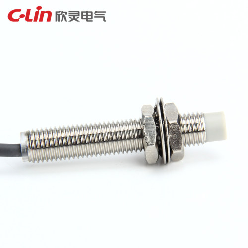 C-Lin欣灵 电感式接近开关LJA8M-2D1长圆柱 传感器 直流二线 常开