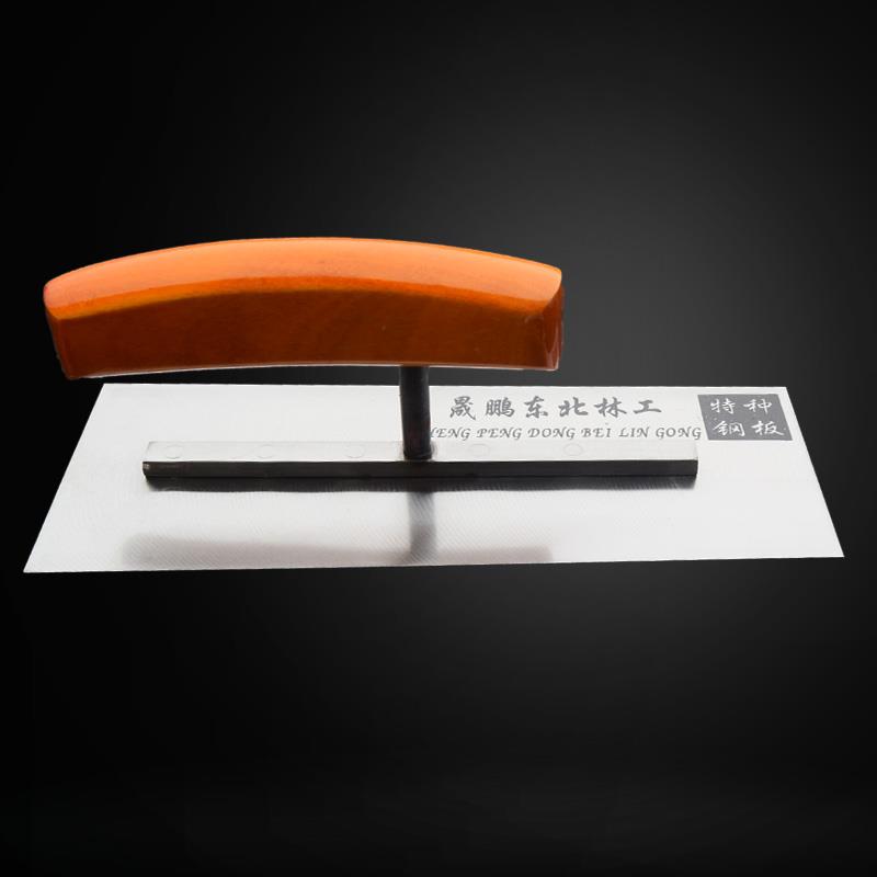 易力友东北锰钢泥抹子刮腻子铁板外墙保温批刀批墙工具SK5抹灰刀
