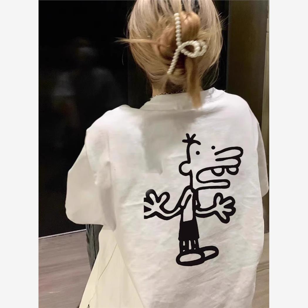 上衣纯棉短袖t恤女2024夏