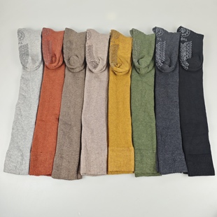 3双瑜伽过膝长筒袜女加厚毛圈冬季保暖舞蹈硅胶防滑高筒地板袜