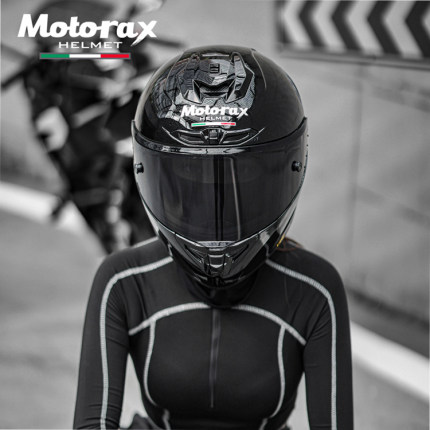 MOTORAX摩雷士摩托车骑行头盔男女四季超酷机车个性锦鲤全盔R50S