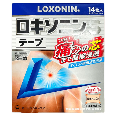 日本第一三共Loxonin乐松镇痛膏贴经皮镇痛消炎剂腰膝关节筋肉痛