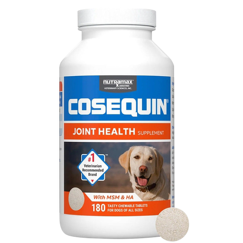 Nutramax纽崔玛氏Cosequin康仕健犬氨糖软骨素增强版咀嚼片180片