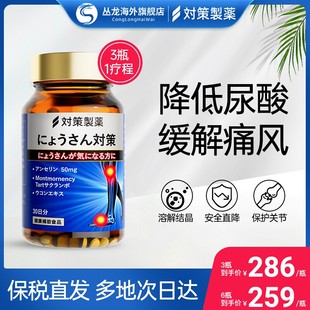 对策制药鹅肌肽片日本原装西芹籽嘌呤代谢痛风风湿关节止疼痛正品